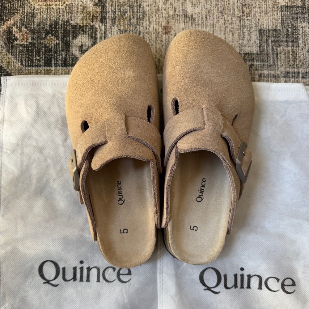 Quince Suede Clog Mule